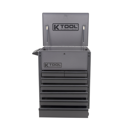 KTI75151 K Tool International Premium 7 Drawer 750 Lb. Service Cart (Grey)