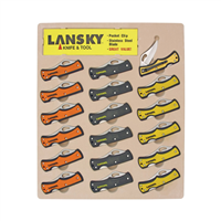 LKN045 Lansky Sharpeners 18 Piece Small Lockback Knife Display