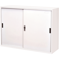 1010494 Shopsol Parts Cabinet, White With Steel Doors