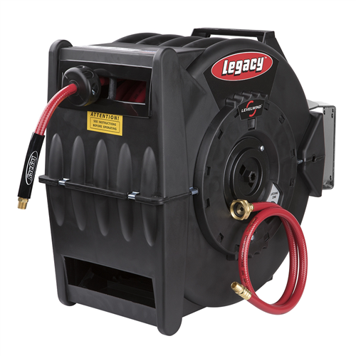 L8305 Legacy Manufacturing 3/8" X 50' Retractable Air Hose Reel