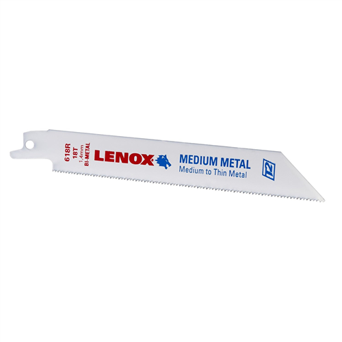 22751OSB618R Lenox Tools Reciprocating Saw Blades, 618R, Bi-Metal, 6 In. Lo