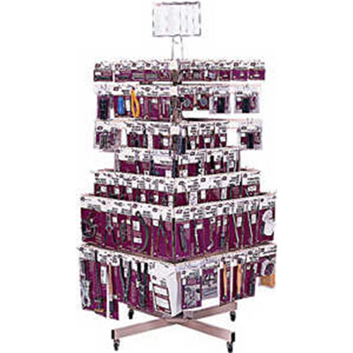 47120 Lisle 177Pc 4-Sided Asst Tools Spinner Rack