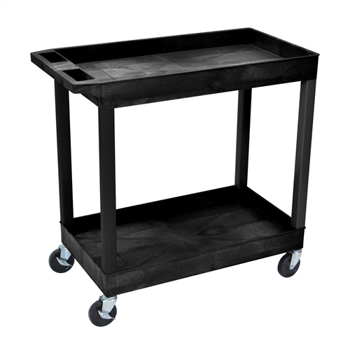 EC11-B Luxor Luxor E-Series 2-Shelf Utility Cart