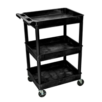 STC111-B Luxor 3 Shelf Tub Cart 18 X 24