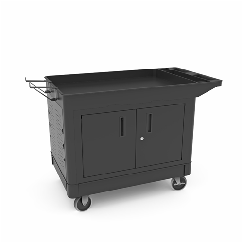 XLC11C1 Luxor Industrial Work Cart With Locking Cabinet