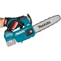 XCU06Z Makita 18V Brushless Cordless 10" Top Handle Chain Saw