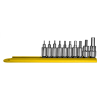 16017 Mayhew 10Pc Sae Hex Socket Bit Set