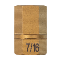 16129 Mayhew 7/16" Sae Hex Dual Drive Bit, 7/16" Drive