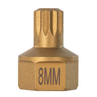 16146 Mayhew No. 8 Triple Square Dual Drive Bit, 1/2" Drive