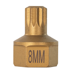 16146 Mayhew No. 8 Triple Square Dual Drive Bit, 1/2" Drive