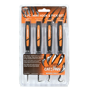 60003 Mayhew 4Pc Mini Hook & Pick Set Display