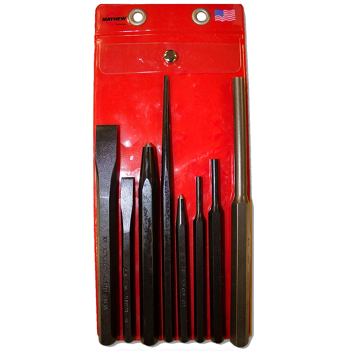 60242 Mayhew 8-Pc Punch Chisel Set