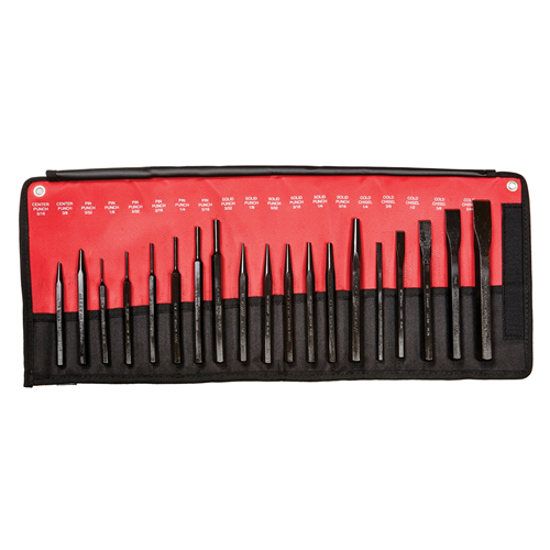 61019 Mayhew Punch/Chisel Set 19Pc