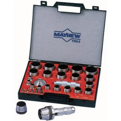 66006 Mayhew Hollow Punch Set 31Pc Metric