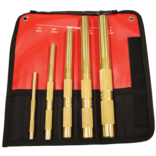 67003 Mayhew 5-Pc Brass Drift Punch Set