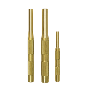 67004 Mayhew 3Pc Brass Pin Punch Set Display