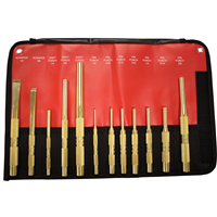 67012 Mayhew 12Pc Brass Punch & Scraper Set Display