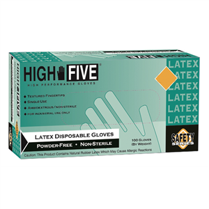 L562 Microflex High Five Pf Indust Grade Latex Gloves Medium