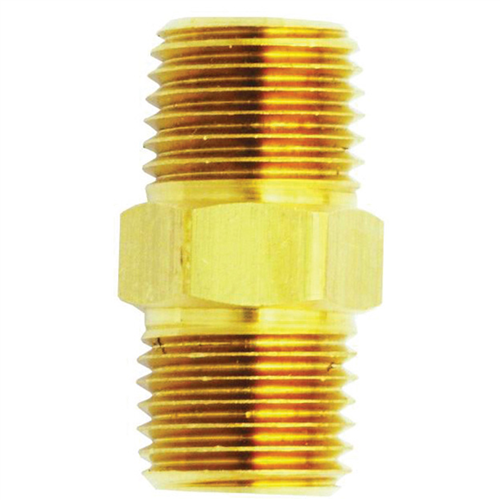 646 Milton Industries M. Hex Nipple, 1/4" Npt