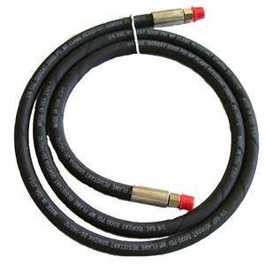 ZE1806 Zeeline By Milton Hi-Pressure Hose 1/4Â€ I.D. X 4Â€ Long 1/4Â€ Npt (Male)