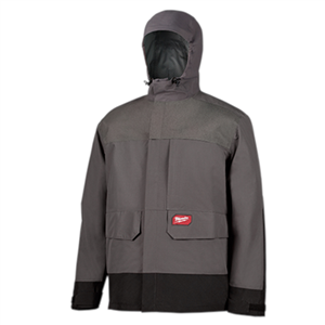 310G-2X Milwaukee Tool 2.5 Layer Rain Shell (Gray) 2X