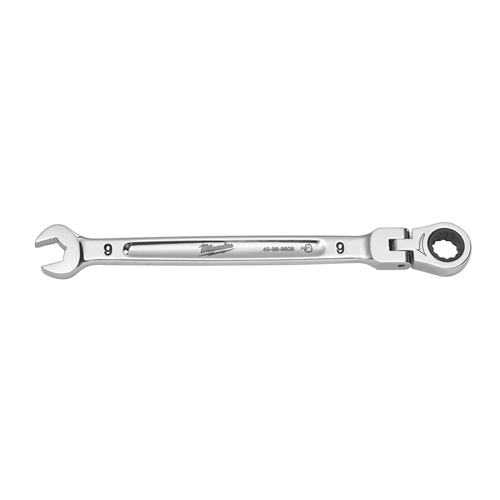 9mm Flex Head Ratcheting Combination Wrench