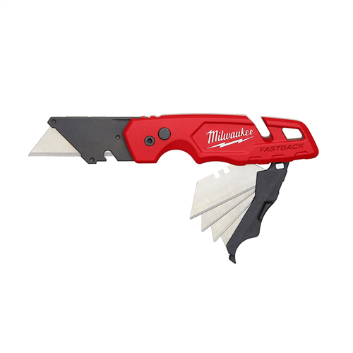 48-22-1502 Milwaukee Tool Fastback Folding Utility Knife W/ Blade Storage