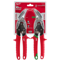 48-22-4523 Milwaukee Tool 2-Pc Offset Aviation Forged Blade Snip L/R Set