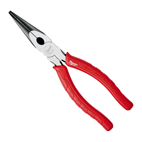 48-22-6101 Milwaukee Tool 8" Comfort Grip Long Nose Pliers