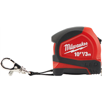 48-22-6601 Milwaukee Tool 10' (3M) Led Tape Measure, Keychain