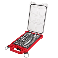 48-22-9482 Milwaukee Tool 3/8In 32Pc Ratchet And Socket Set In Packout - Mm