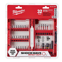 48-32-4004 Milwaukee Tool 32Pc Shockwave Driver Bit Set