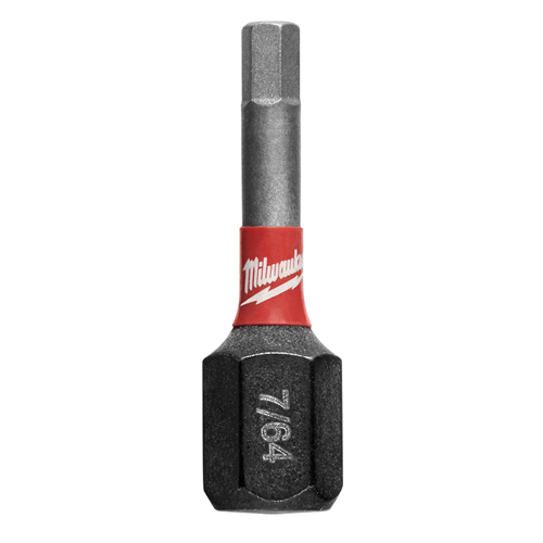 48-32-4703 Milwaukee Tool Shockwave Impact Hex 7/64" Insert Bits (Bulk 25)