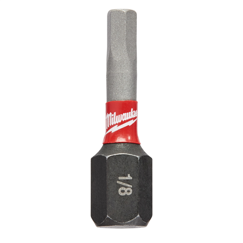 48-32-4704 Milwaukee Tool Shockwave Impact Hex 1/8" Insert Bits (Bulk 25)