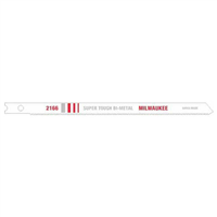 48-42-2166 Milwaukee Tool 5" Metal Cutting Jig Saw Blades, 24 Tpi, Bi-Metal, U-Shank, (5-Pk)