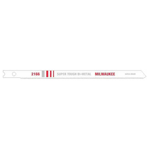 48-42-2166 Milwaukee Tool 5" Metal Cutting Jig Saw Blades, 24 Tpi, Bi-Metal, U-Shank, (5-Pk)