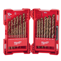 48-89-2332 Milwaukee Tool 29-Pc Cobalt Red Helix Drill Bit Set