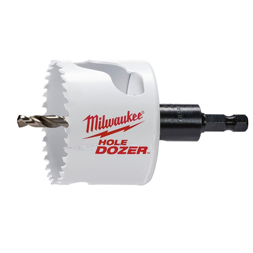 49-56-9669 Milwaukee Tool 2-1/2" Hole Dozer Hole Saws With Bi-Metal Arbor