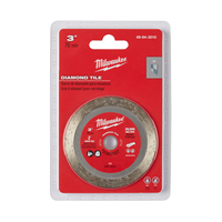 49-94-3010 Milwaukee Tool 3" Diamond Tile Cut-Off Blade Max 20,000 Rpm