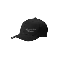 504B-LXL Milwaukee Tool Ff Fitted Hat - Black L/Xl