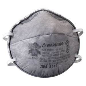 7186 3M Particulate Respirator W/Organic Vapor Relief(Box)