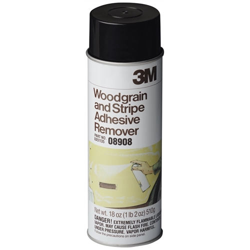 8908 3M Remover-Woodgrain & Stripe Adhesive 24Oz Aero 6/Cs