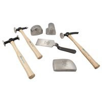 647K Martin Tools 7-Piece Body And Fender Repair Set With Hickory Ha