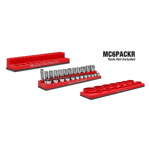 MC6PACKR Mechanic'S Time Savers Red Magna-Caddy Pack