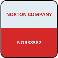 38582 Norton Abrasives 9 1/8 Fibre Disc-Norzon-50 Gri