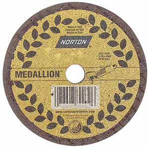 89030 Norton Abrasives 5Pk Cutoff Wheels Medallion 3 X 1/16 3/8 5Pk