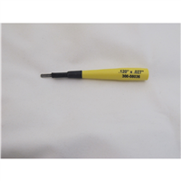 300-08036 Nudi Male .120 X .027" Yellow Probe