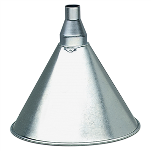 LUBR75001 Plews Edelmann Funnel 7In. Dia. 1 Quart Galv. Steel