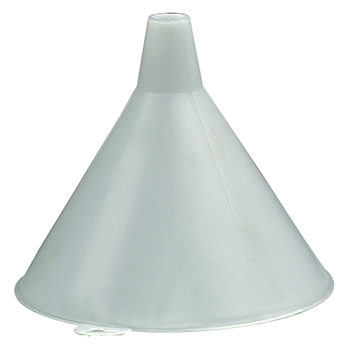 LUBR75062 Plews Edelmann Funnel 6In. Dia. 16Oz Economy Plastic