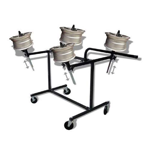 EQ-300WHR-HD Pro-Tek Heavy Duty Ajustable Paint Wheel Rack